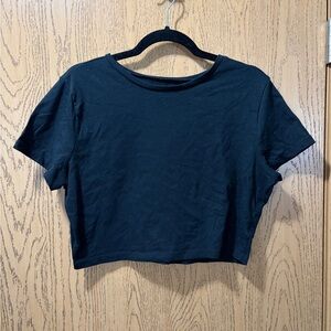 Wild Fable Midnight Black Crop Top